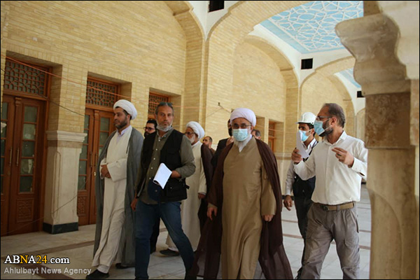 تقرير مصور / أمين عام المجمع العالمي لأهل البيت (ع) يتفقد مشاريع هيئة اعمار للعتبة العلوية المقدسة في النجف