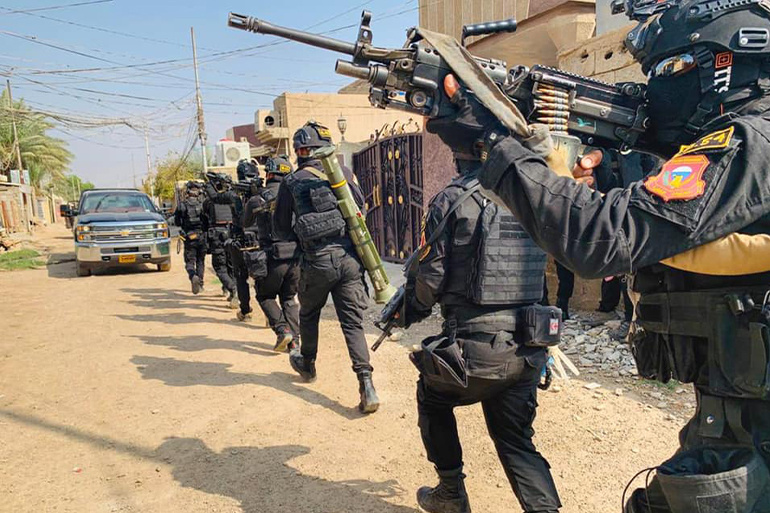 انطلاق عملية أمنية واسعة لجهاز مكافحة الارهاب شرق طوزخرماتو