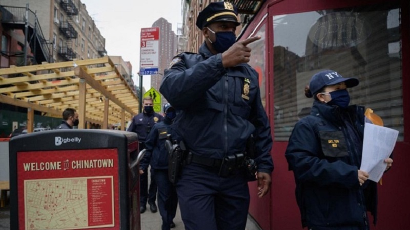 米ＮＹ市警が、今年以降のアジア系への憎悪犯罪が３３５％増と報告　