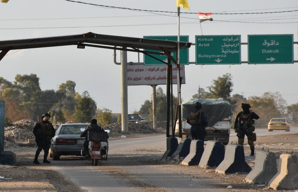 القاء القبض على إرهابيين أثناء محاولتهما دخول كركوك