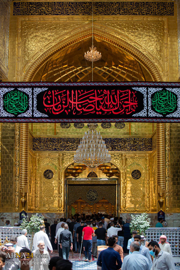 تقرير مصور / معالمُ الحزن تخيّمُ على العتبة العبّاسية المقدّسة بمناسبة استشهاد الامام الصادق (ع)