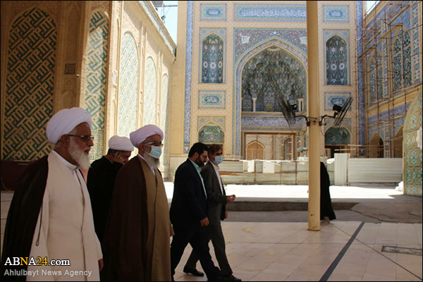 Photos: Secretary-General of AhlulBayt (a.s.) World Assembly visits projects of Reconstruction Headquarters of Holy Shrines in Najaf