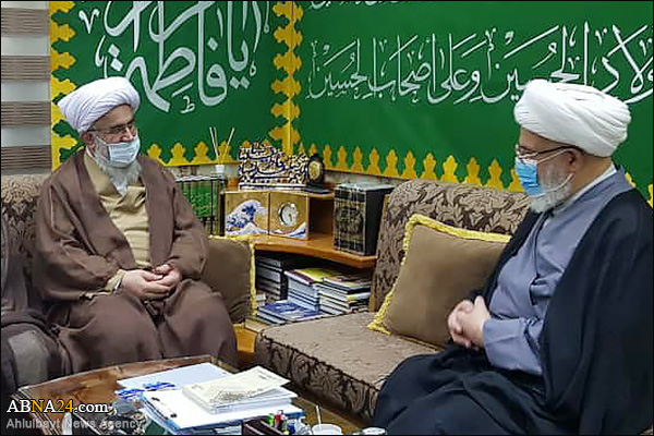 آیت اللہ رمضانی کی حرم امام حسین (ع) کے متولی سے ملاقات
