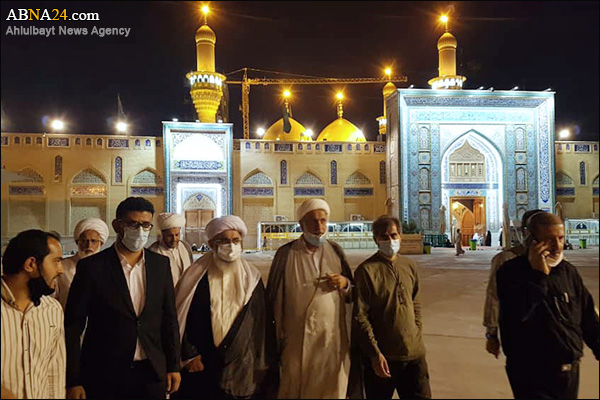 Photos: Ayatollah Ramazani visits projects of Reconstruction Headquarters of Holy Shrines in Kadhimiya