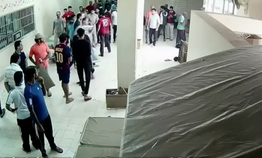 سجناء جو يقرعون الأبواب ويرفعون التكبيرات بعد استشهاد حسين بركات