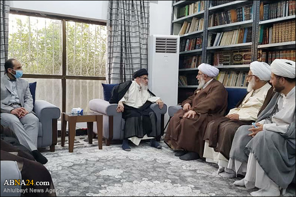Photos: Secretary-General of AhlulBayt (a.s.) World Assembly meets Ayatollah Qazvini