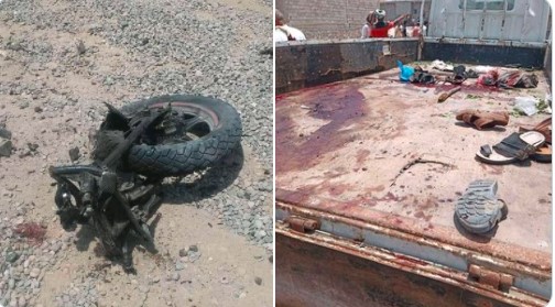 ارتفاع حصيلة ضحايا انفجار الدراجة النارية في أبين إلى 32 قتيلا وجريحا