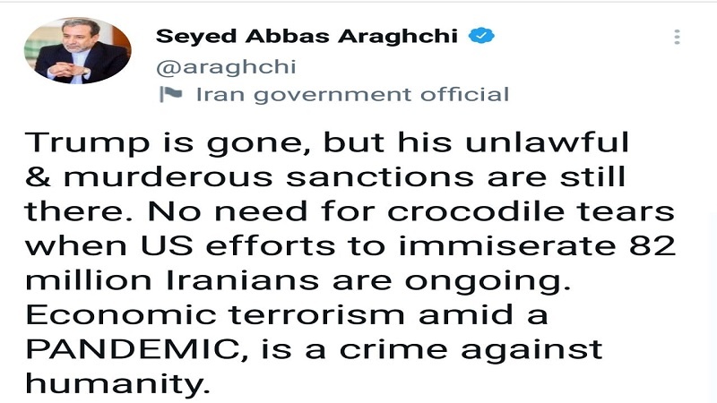 Irakçi: ekonomi terörizmi insanlığa karşı terörizmdir