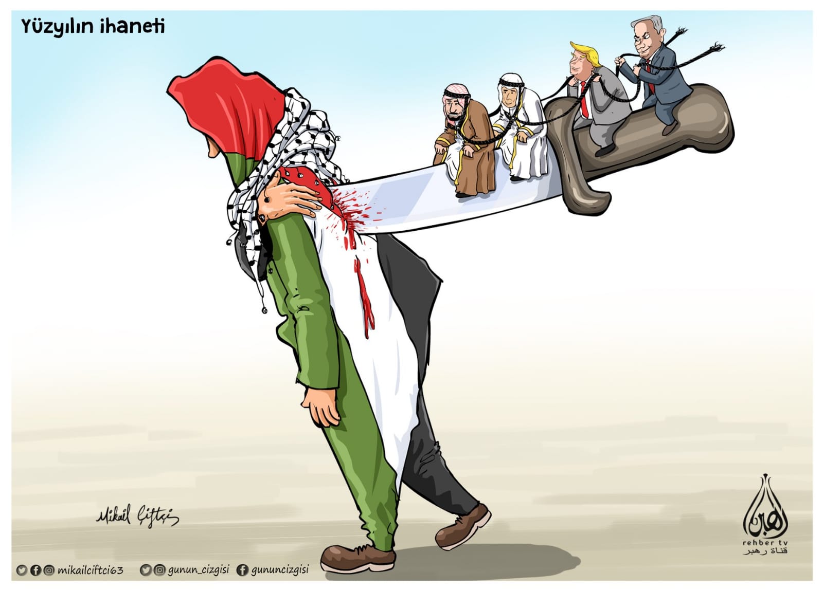 Cartoon:Oppressed Palestine