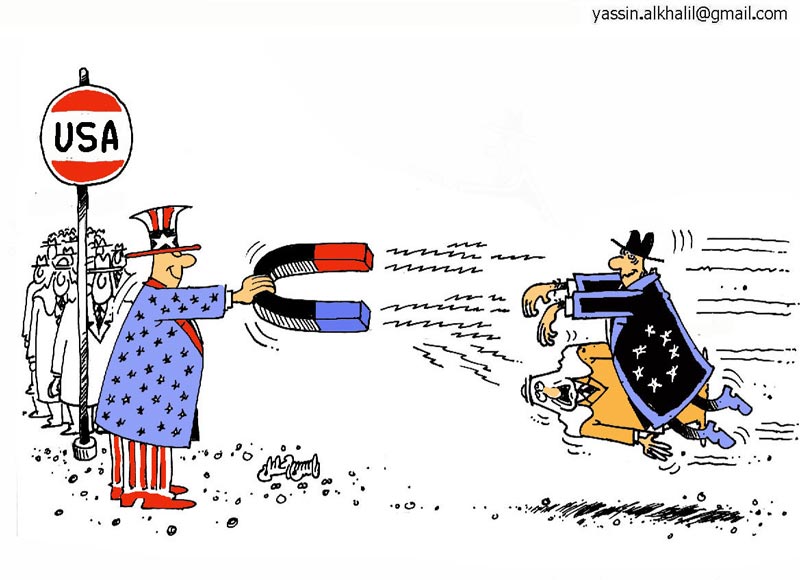 کاریکاتیر / هكذا يتم التطبيع مع الكيان الغاصب