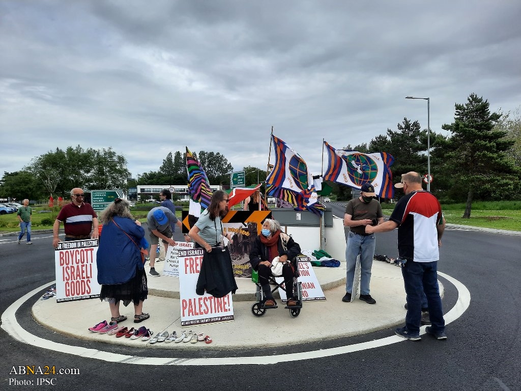In Pictures: Rally at Shannon Airport, Ireland in memory of over 70 Palestinian children murdered by apartheid Israeli regime