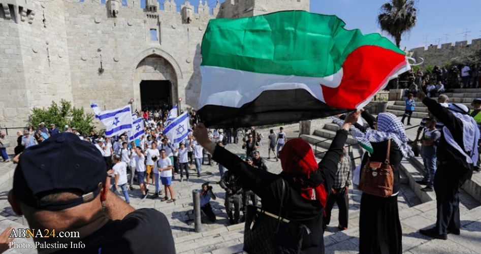 Hamas urges resistance to take action against Israeli flag march
