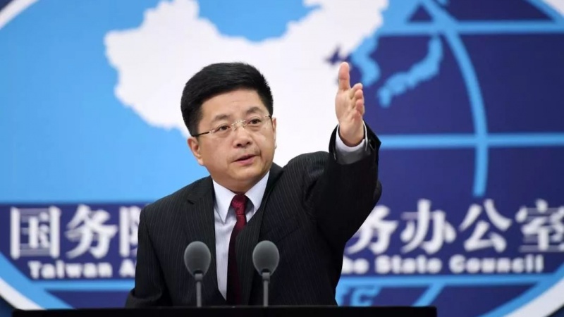 中国坚决反对西方与台湾地区签订任何具有主权意涵的协议