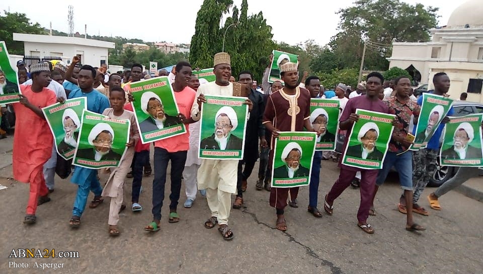 Photos : manifestation « Free Zakzaky » après la prière du vendredi à Abuja, Nigeria 18.06.2021