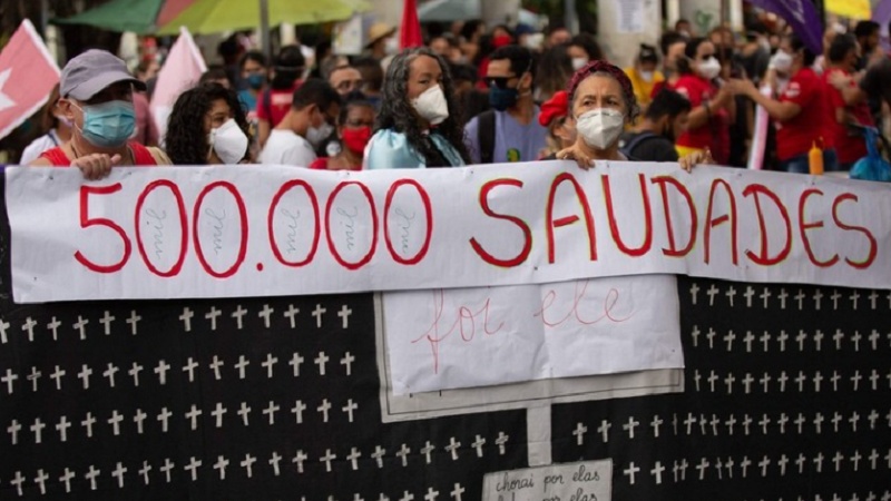 ブラジルのコロナ死者が、米に次いで50万人を突破