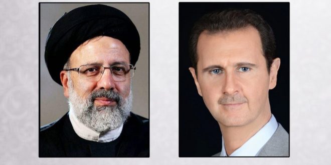 Bashar al-Assad congratulates Sayyed Ebrahim Raisi on winning Presidential election