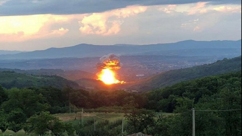 На сербском заводе по производству боеприпасов произошел страшный взрыв
