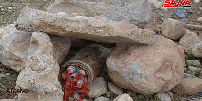 Six civilians injured in explosive device blast left behind by terrorists in Homs
