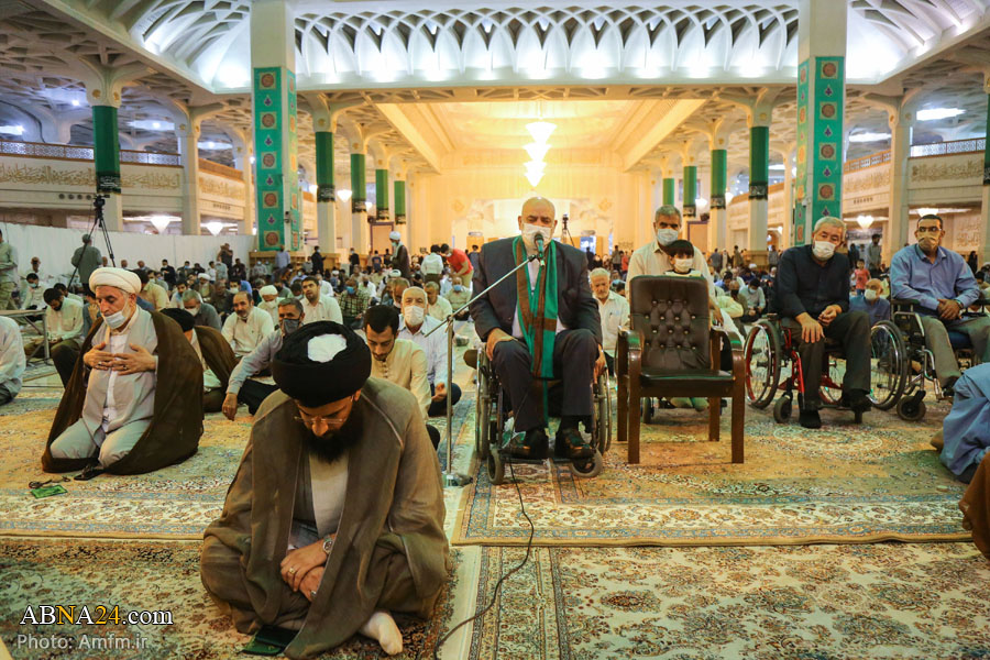 تقرير مصور / احتفال بمناسبة ولادة الامام الرضا (ع) في حرم السيدة المعصومة (ع)