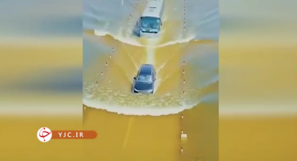 Çin'de deniz ortasında otoyol!