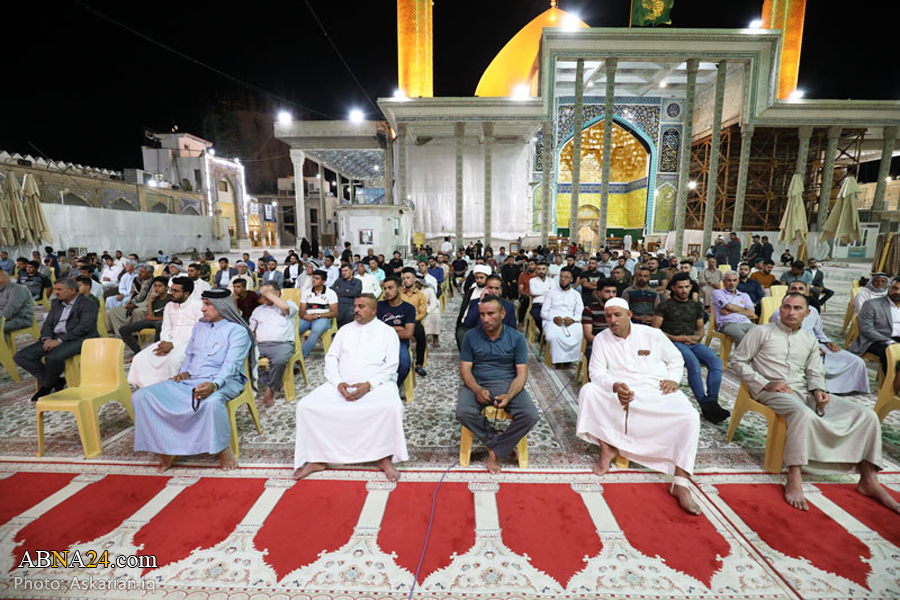 تقرير مصور / احتفال بولادة الامام الرضا (ع) في حرم الامامين العسكريين (ع)
