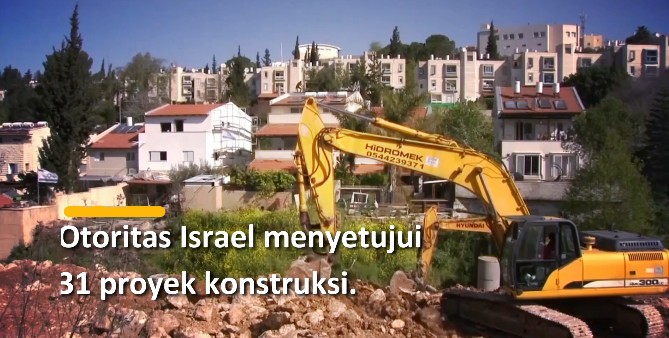 Israel Setuju Lebih Banyak Proyek Pemukiman di Tanah Palestina