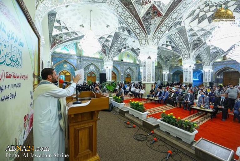 تقرير مصور / العتبة الكاظمية المقدسة تقيم حفلا بهيجا بمناسبة ولادة الامام الرضا (ع)
