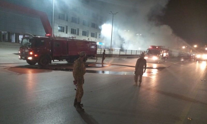 کوئٹہ ایئرپورٹ پر دھماکہ، 6 افراد زخمی