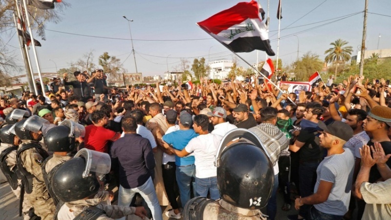 Irak'taki protestolarda 4 kişi yaralandı