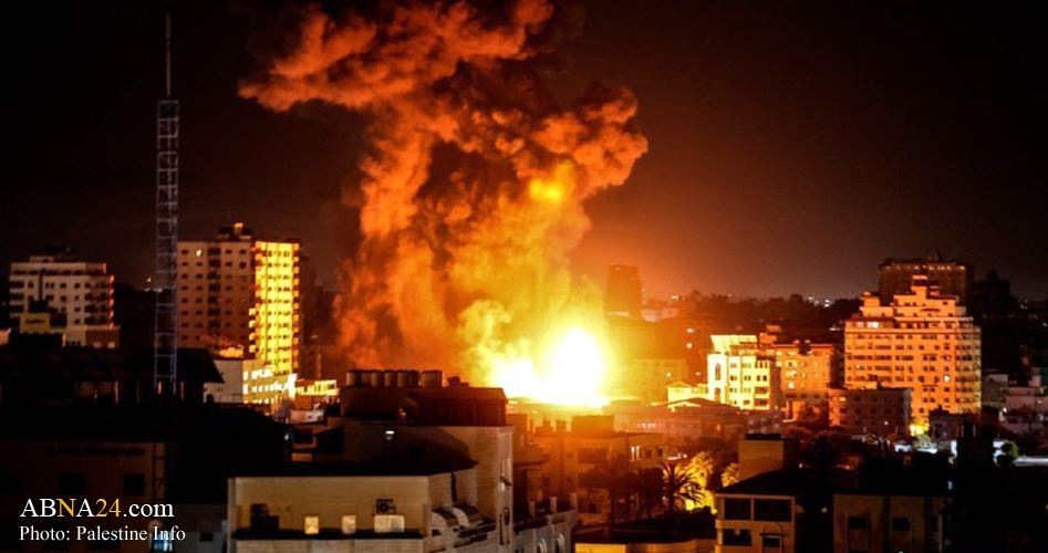 Israeli enemy warplanes attack resistance site in Gaza