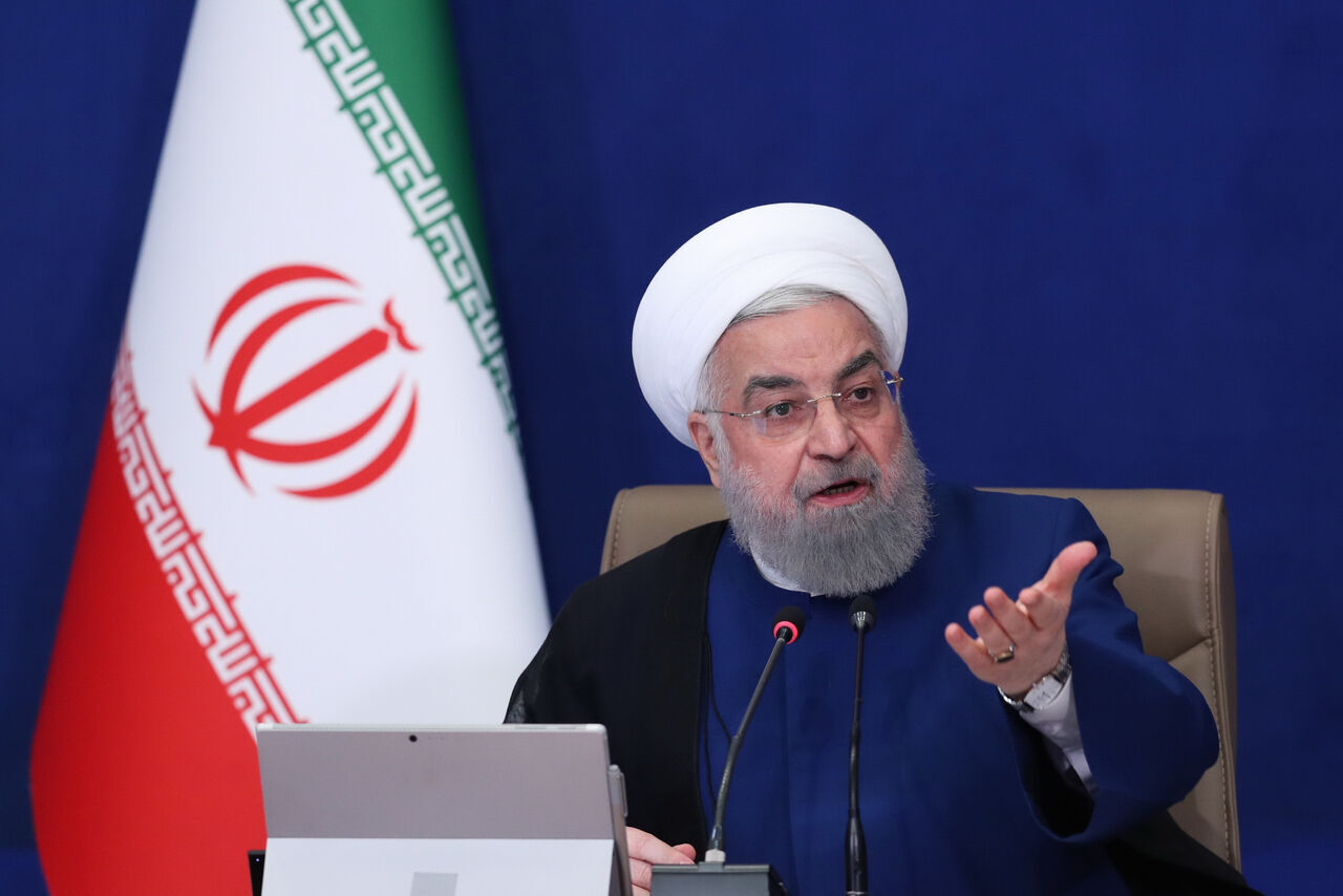 Pres. Rouhani: US should answer for supporting criminals behind targeting Iranian Airbus