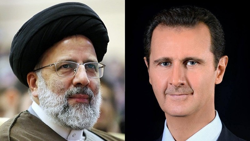 イラン次期大統領とシリア大統領、二国間関係の強化を強調