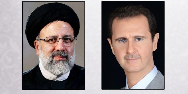 Syrian President, President-elect Raisi emphasize need to boost bilateral cooperation