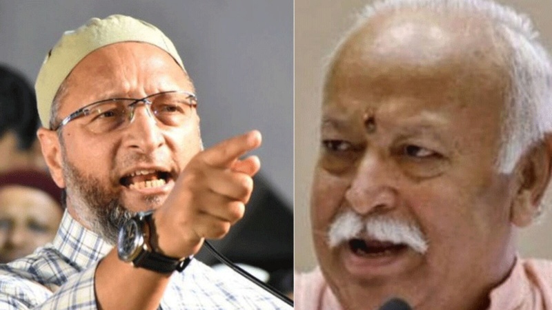 موہن بھاگوت، مسلمانوں کے خلاف نفرت آپ کے ہندوتوا کی وجہ سے: اویسی