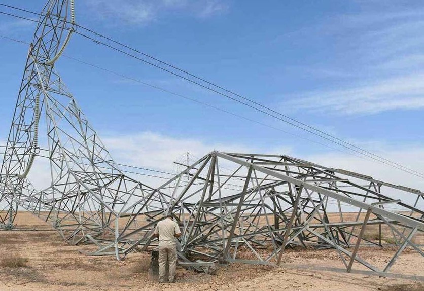 كتائب حزب الله : الاستخبارات السعودية تقف وراء تخريب أبراج الكهرباء في العراق