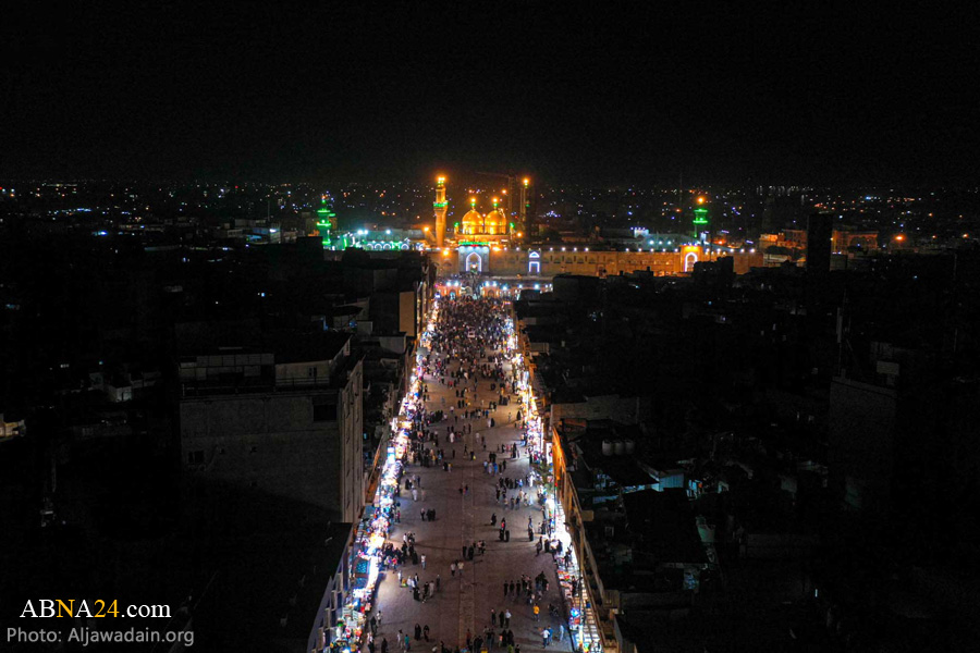تقرير مصور / على اعتاب استشهاد الامام الجواد (ع) أرجاء حرم الكاظمين (ع) تتشح بمعالم السواد 