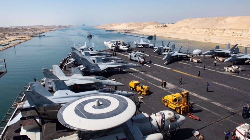 L’USS Eisenhower fuit le Moyen-Orient