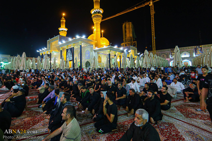 تقارير مصورة / مجلس عزاء في حرم الامامين الكاظمين بمناسبة استشهاد الامام الجواد (ع)