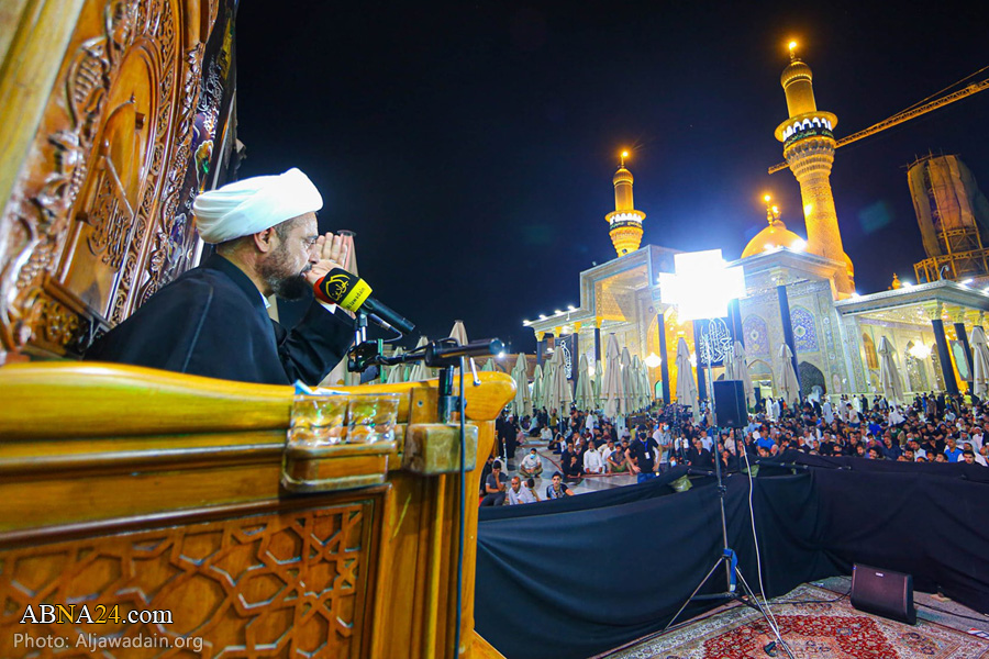 تصویری رپورٹ/ حرم امامین کاظمین میں امام جواد علیہ السلام کی مجلس عزا