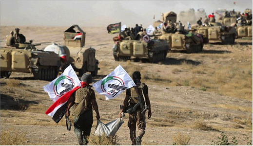 قوات الحشد والجيش تعلن إنطلاق المرحلة الثانية من عمليات تأمين في جنوب الموصل