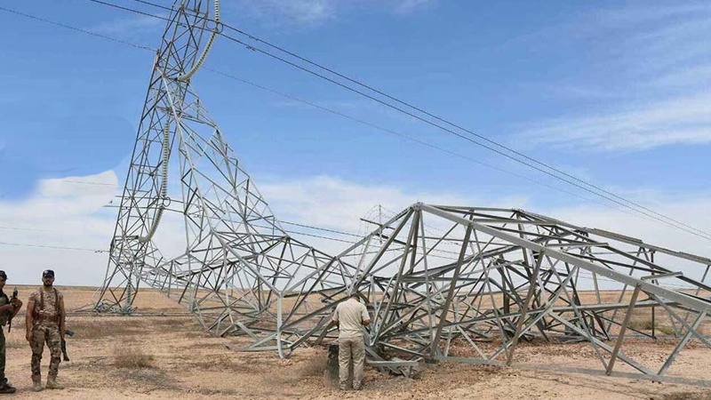 İraqda elektrik qüllələri partladılır