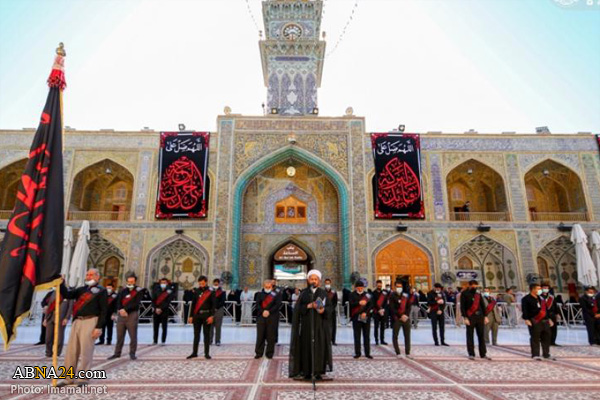 تصویری رپورٹ/ امام جواد علیہ السلام کے یوم شہادت پر نجف اشرف میں خادمین کی عزاداری