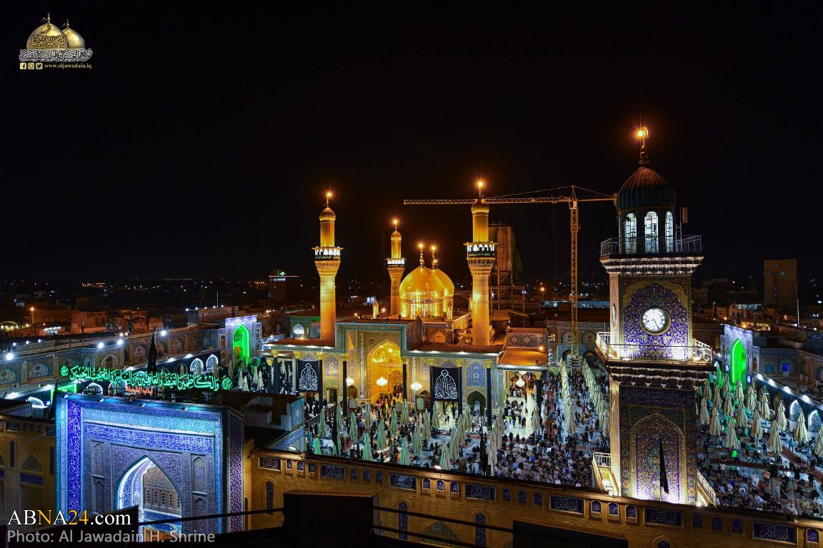 تصویری رپورٹ/ شب شہادت امام جواد علیہ السلام پورا کاظمین سوگوار