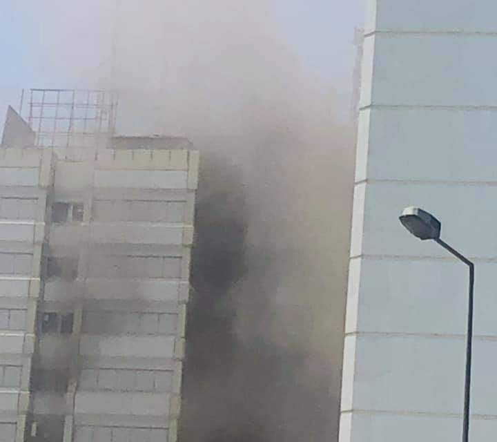 اندلاع حريق في مدينة الطب بالعاصمة العراقية