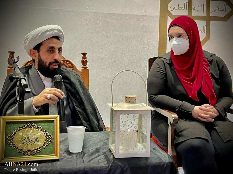 Photos : une brésilienne convertie à l'islam à la veille du martyre de l'imam al-Jawad à Sao Paulo