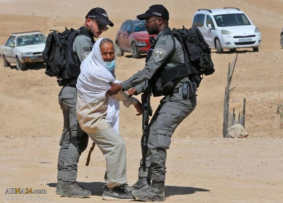 Photos: Israeli occupation forces confiscated healthcare facilities, assaulted old Palestinian man in occupied West Bank