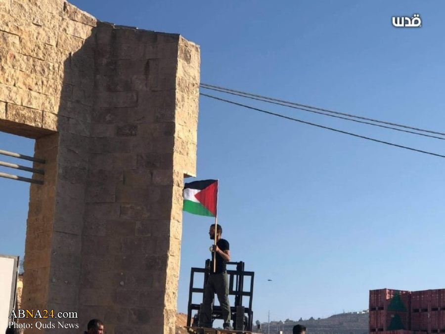 In picture: Activists launched campaign to raise Palestinian flag in response to Israeli attempt to remove it from Al Armeh Mountain