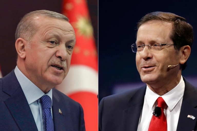 Presiden Turki dan Israel berbincang dalam panggilan telefon 