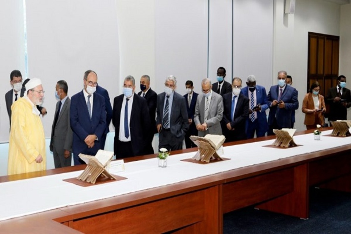  ISESCO मुख्यालय में कुरान और ऐतिहासिक बाइबिल का प्रदर्शन