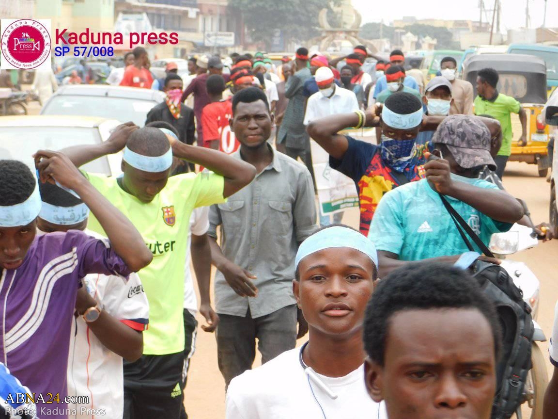 Photos : marche de protestation pacifique « Free Zakzaky » à Kaduna, Nigéria 12.07.2021